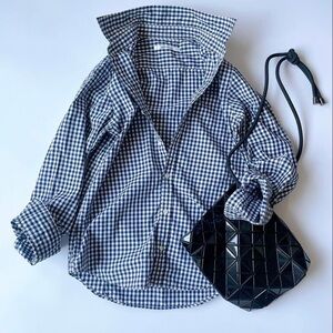 Men's Blue Checkered Shirt